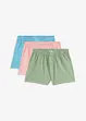 Ledigt skurna jerseyboxershorts i ekologisk bomull (3-pack), bpc bonprix collection