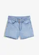 Jeansshorts med skärp (2 delar), bonprix