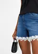 Shorts med spets, bonprix