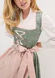 Mellanlång dirndl med förkläde (2 delar), bonprix