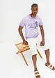 T-shirt med urtvättad look i ekologisk bomull, bonprix