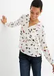 Blus av mjuk viskos, bonprix