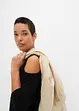 Cold shoulder-topp i följsam viskos, bonprix