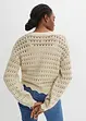Cardigan med hålmönster av ren bomull, bonprix