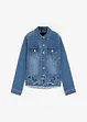 Jeansjacka med broderi, bonprix