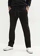 Stretchiga dra på-chinos med raka ben, Loose Fit, bonprix