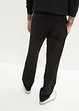 Stretchiga dra på-chinos med raka ben, Loose Fit, bonprix