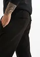 Stretchiga dra på-chinos med raka ben, Loose Fit, bonprix