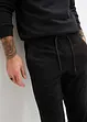 Stretchiga dra på-chinos med raka ben, Loose Fit, bonprix