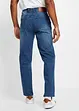Powerstretchjeans med T-400 och bekvämt snitt, klassisk passform, avsmalnande ben, bonprix