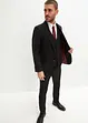 Kostym med väst och slips (4-delar) Slim Fit, bonprix