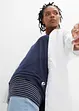 Lång topp i 2 i 1-stil, bonprix