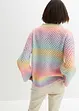 Hålstickad tröja med ombre-effekt, bonprix