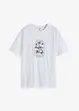 T-shirt med tryck, RAINBOW