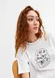 T-shirt med tryck, RAINBOW
