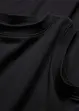 Ribbad jerseyklänning med sprund och bomull, bonprix