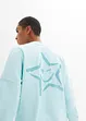 Sweatshirt med färgglada muddar, bonprix