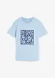 T-shirt med blomtryck, bonprix