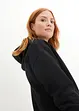 Sweatshirt med huva i oversizemodell, bonprix