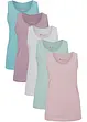Långt bomullslinne (5-pack), bonprix