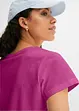 T-shirt med rund halsringning (5-pack), kortärmad, bonprix