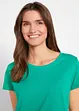 T-shirt med rund halsringning (5-pack), kortärmad, bonprix