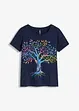 T-shirt med tryck i ekologisk bomull, bonprix