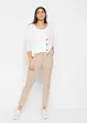 Kort kypertbyxa med used-look, bonprix