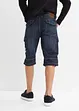 Långa jeansbermudas i cargomodell av tunt material, Relaxed Fit, bonprix