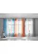 Gardin med färgskiftning i återvunnen polyester (2-pack), bonprix
