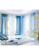 Gardin med färgskiftning i återvunnen polyester (2-pack), bonprix