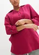 Muslinblus med luva i ren bomull, bonprix