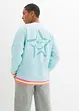 Sweatshirt med färgglada muddar, bonprix