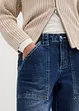 Cargo Jeans Mid Waist, bonprix