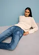 Termojeans med mjuk insida, boyfriendmodell, bonprix