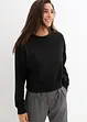 Kort sweatshirt, bonprix