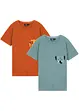 T-shirt för barn, ekologisk bomull (2-pack), bpc bonprix collection