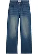 Jeans för ungdomar, wide leg, loose fit, bonprix