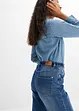 Straight Jeans High Waist, ekologisk bomull, bonprix