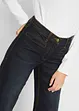 Wide Leg Jeans Mid Waist, med bekväm midja, bonprix