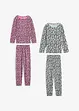 Barnpyjamas (4 delar), ekologisk bomull, bonprix
