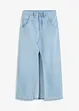 Maxi-jeanskjol med slits, bonprix