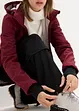Lång funktionsjacka i softshell med teddyfleece, bonprix
