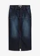 Stretchig jeanskjol, bonprix