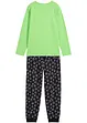 Barnpyjamas (2-pack), ekologisk bomull, bonprix