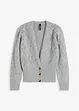 Cardigan med breda muddar, bonprix