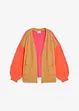 Oversizecardigan med colour blocking-look, bonprix