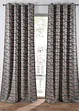 Jacquardgardin med vågor (1-pack), bonprix