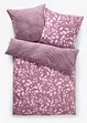 Vändbart Cashmere Touch-påslakanset med blommönster, bonprix