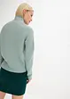 Stickad tröja med ståkrage, bonprix